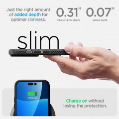 Kryt Spigen  Liquid Air na Apple iPhone 14 Pro Matná černá