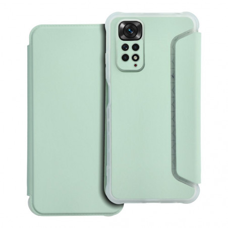 Peněženkové pouzdro Piano Book na XIAOMI Redmi Note 11 Světle zelený