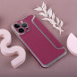 Peněženkové pouzdro Piano Book na Apple iPhone SE 2020 Purpurový