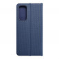 Peněženkové pouzdro LUNA Book Carbon na XIAOMI 12 Lite Uhlíkové vlákno, Elegantní  Modrý