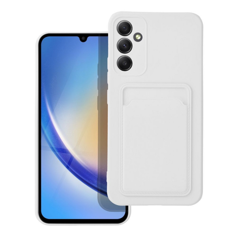 Kryt Card na Samsung Galaxy A34 Bílý