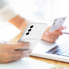 Kryt Card na Samsung Galaxy A34 Bílý