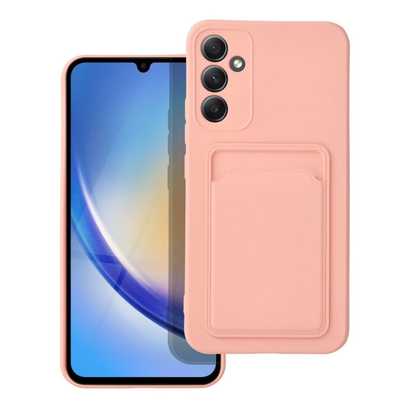 Kryt Card na Samsung Galaxy A34 Růžový