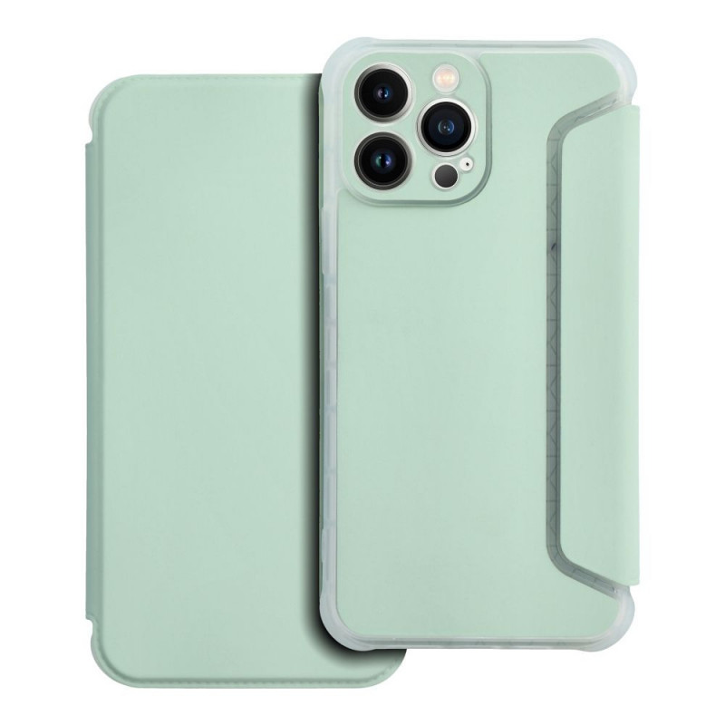Peněženkové pouzdro Piano Book na Apple iPhone 13 Pro Max Světle zelený