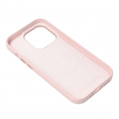 Kryt Leather Mag Cover na Apple iPhone 11 Elegantní  MagSAFE  Pískově růžový
