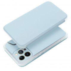 Peněženkové pouzdro Piano Book na Apple iPhone 13 Pro Max Světle modrý