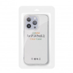 Kryt CLEAR 2mm na XIAOMI Redmi Note 9 Průhledný