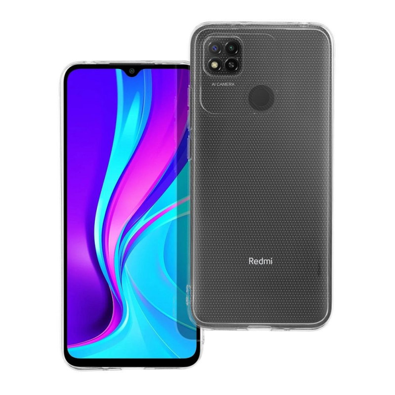 Kryt CLEAR 2mm na XIAOMI Redmi 9C NFC Průhledný