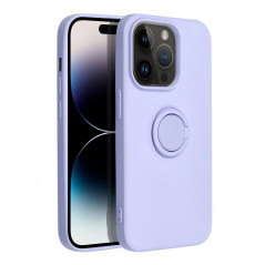 Kryt Silicone ring na Apple iPhone 14 Pro Fialový (Violet)