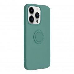 Kryt Silicone ring na Apple iPhone 14 Pro Zelený