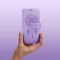 Peněženkové pouzdro MEZZO Book na Apple iPhone SE 2020 Lapač snů  Fialový (Purple)