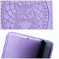Peněženkové pouzdro MEZZO Book na Apple iPhone SE 2020 Lapač snů  Fialový (Purple)