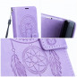 Peněženkové pouzdro MEZZO Book na Apple iPhone SE 2020 Lapač snů  Fialový (Purple)