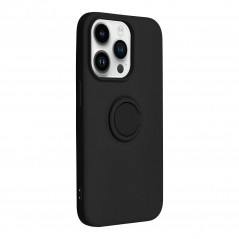 Kryt Silicone ring na Apple iPhone 14 Pro Černý