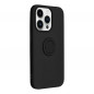 Kryt Silicone ring na Apple iPhone 14 Pro Černý