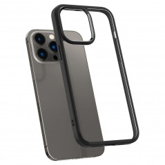 Kryt Spigen Ultra Hybrid na Apple iPhone 14 Pro Max Křišťálově čistý  Matná černá