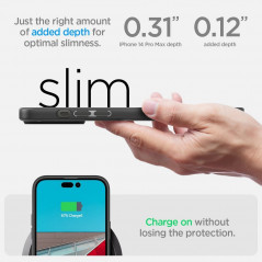 Kryt Spigen Ultra Hybrid na Apple iPhone 14 Pro Max Křišťálově čistý  Matná černá