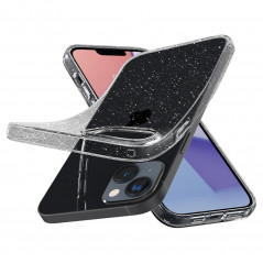 Kryt Spigen Liquid Crystal na Apple iPhone 14 Plus Křišťálově čistý  Třpytivý krystal