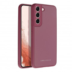 Kryt Roar Matte Glass na Samsung Galaxy A12 Stylový  Vinově červený