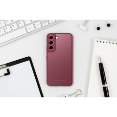 Kryt Roar Matte Glass na Samsung Galaxy A12 Stylový  Vinově červený