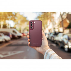 Kryt Roar Matte Glass na Samsung Galaxy A12 Stylový  Vinově červený