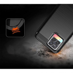 Kryt Carbon na realme 8 Elegantní  Černý