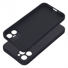 Kryt Silicone Mag Cover na Apple iPhone 11 Pro MagSAFE  Černý