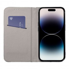 Peněženkové pouzdro Smart Magneto book na Apple iPhone SE 2022 5G Tmavší modrý 