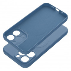 Kryt Silicone Mag Cover na Apple iPhone 13 Pro MagSAFE  Modrý