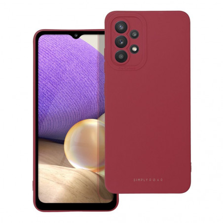 Kryt Roar Luna na Samsung Galaxy A32 5G Jednobarevný, Stylový, Estetický doplněk  Červený