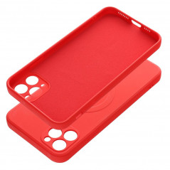 Kryt Silicone Mag Cover na Apple iPhone 11 Pro Max MagSAFE  Červený