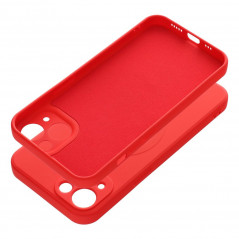 Kryt Silicone Mag Cover na Apple iPhone 13 MagSAFE  Červený