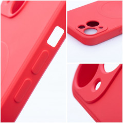 Kryt Silicone Mag Cover na Apple iPhone 13 Pro MagSAFE  Červený