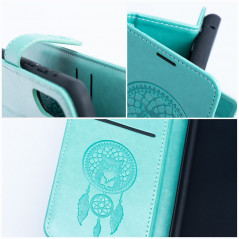 Peněženkové pouzdro MEZZO Book na XIAOMI Redmi 9C NFC Lapač snů  Zelený