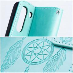 Peněženkové pouzdro MEZZO Book na XIAOMI Redmi 9C NFC Lapač snů  Zelený