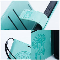 Peněženkové pouzdro MEZZO Book na XIAOMI Redmi 9C NFC Lapač snů  Zelený