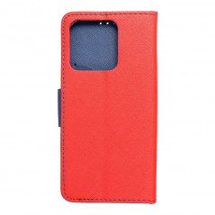 Peněženkové pouzdro Fancy Book na XIAOMI Redmi 10A Červený / Námořnická modrá