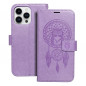 Peněženkové pouzdro MEZZO Book na Apple iPhone 14 Pro Max Lapač snů  Fialový (Purple)