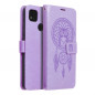 Peněženkové pouzdro MEZZO Book na XIAOMI Redmi 10C Lapač snů  Fialový (Purple)