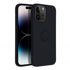 Kryt Silicone ring na Apple iPhone 14 Pro Max Černý