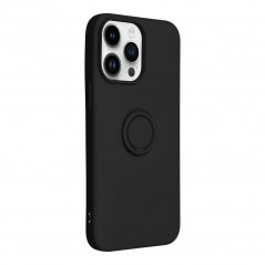 Kryt Silicone ring na Apple iPhone 14 Pro Max Černý