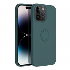 Kryt Silicone ring na Apple iPhone 14 Pro Max Zelený