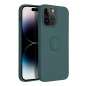 Kryt Silicone ring na Apple iPhone 14 Pro Max Zelený