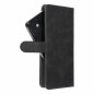 Univerzální pouzdro, Peněženkové pouzdro COMMON book na Samsung Galaxy A34 Elegantní, Měkká podšívka uvnitř  Černý