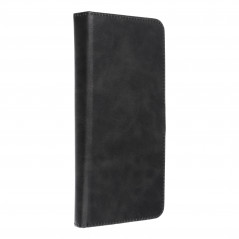 Univerzální pouzdro, Peněženkové pouzdro COMMON book na Samsung Galaxy A34 Elegantní, Měkká podšívka uvnitř  Černý