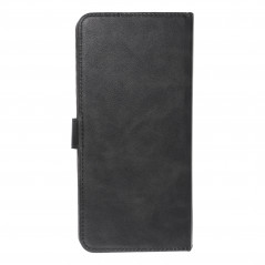 Univerzální pouzdro, Peněženkové pouzdro COMMON book na Samsung Galaxy A34 Elegantní, Měkká podšívka uvnitř  Černý