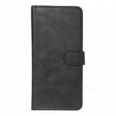 Univerzální pouzdro, Peněženkové pouzdro COMMON book na Samsung Galaxy A34 Elegantní, Měkká podšívka uvnitř  Černý