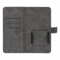 Univerzální pouzdro, Peněženkové pouzdro COMMON book na Samsung Galaxy A34 Elegantní, Měkká podšívka uvnitř  Černý