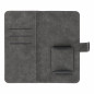 Univerzální pouzdro, Peněženkové pouzdro COMMON book na Samsung Galaxy A34 Elegantní, Měkká podšívka uvnitř  Černý
