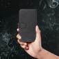Univerzální pouzdro, Peněženkové pouzdro COMMON book na Samsung Galaxy A34 Elegantní, Měkká podšívka uvnitř  Černý